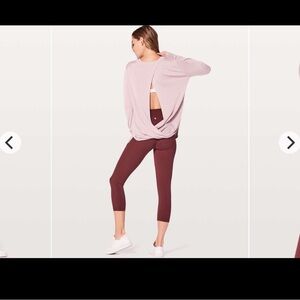 Lululemon Bring it Backbend Sweater